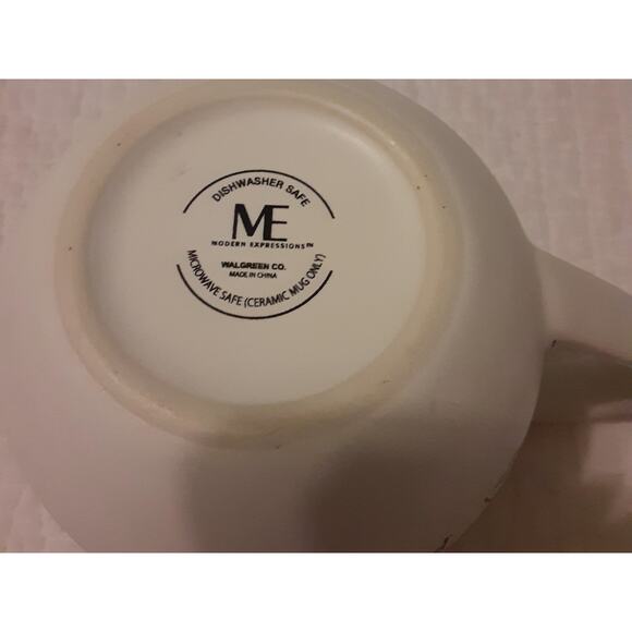 Modern Expressions Cat Lover Mug 16floz White & Black Whimsy - Picture 2 of 6